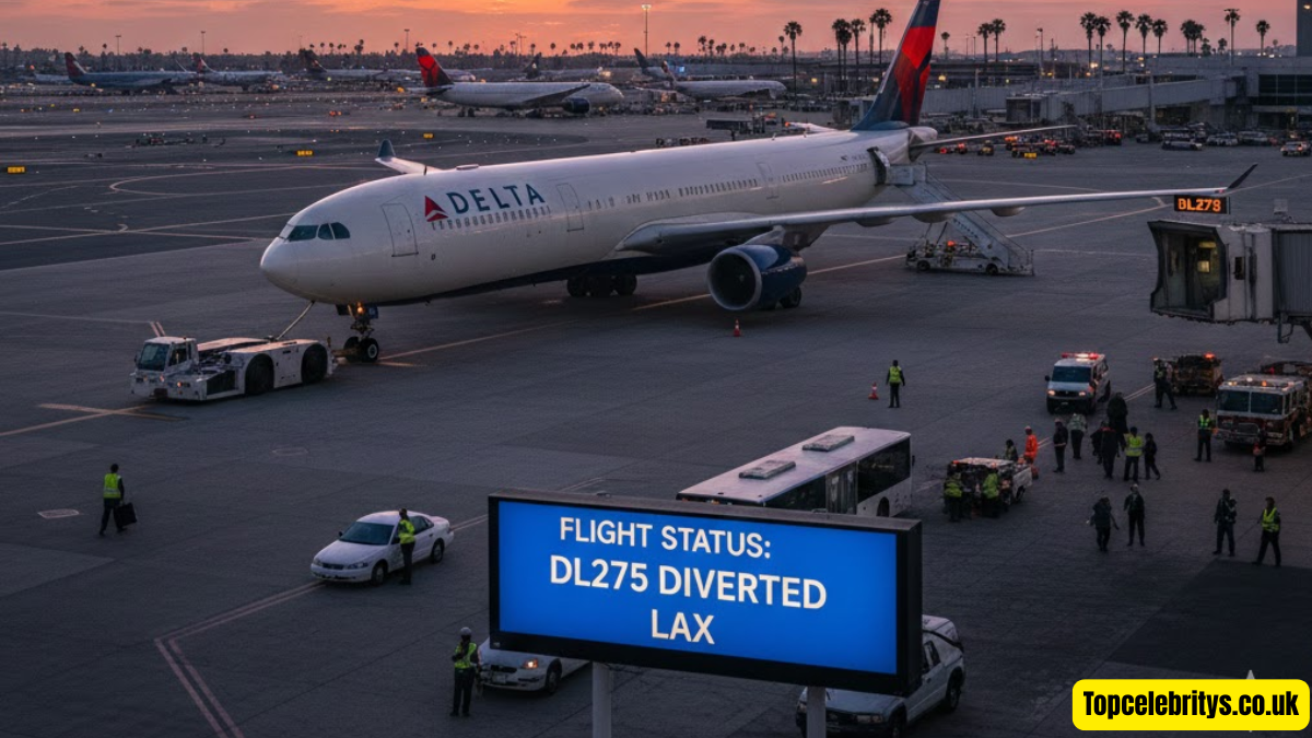 delta flight dl275 diverted lax