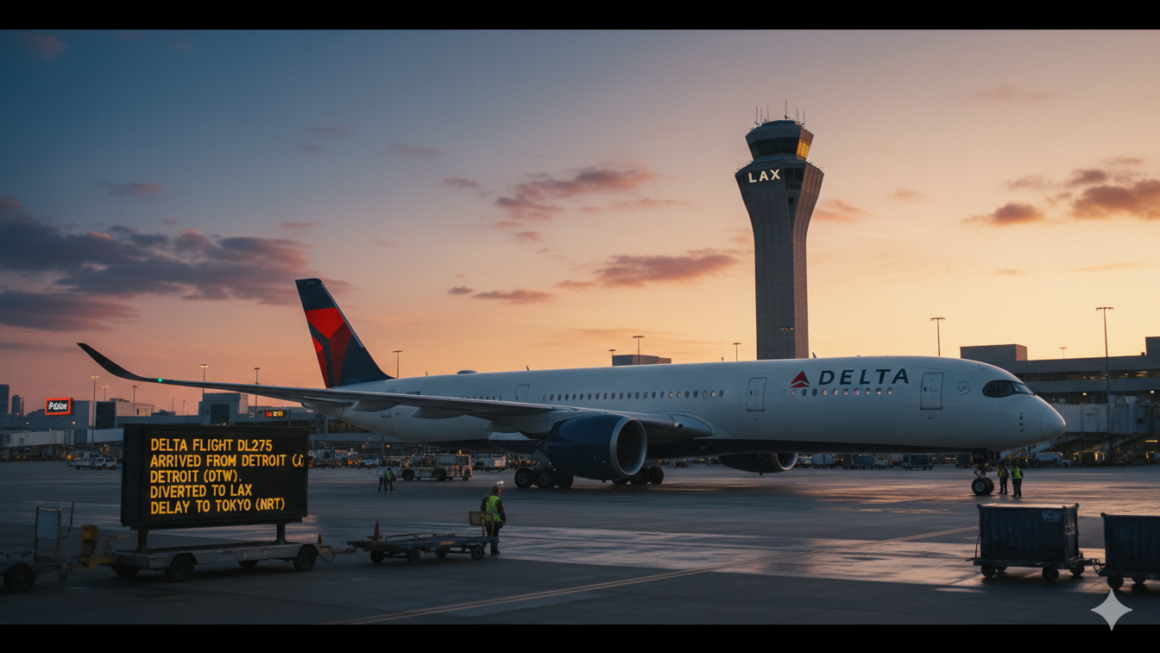 Delta Flight DL275 Diverted to LAX Full May 2025 Incident Report