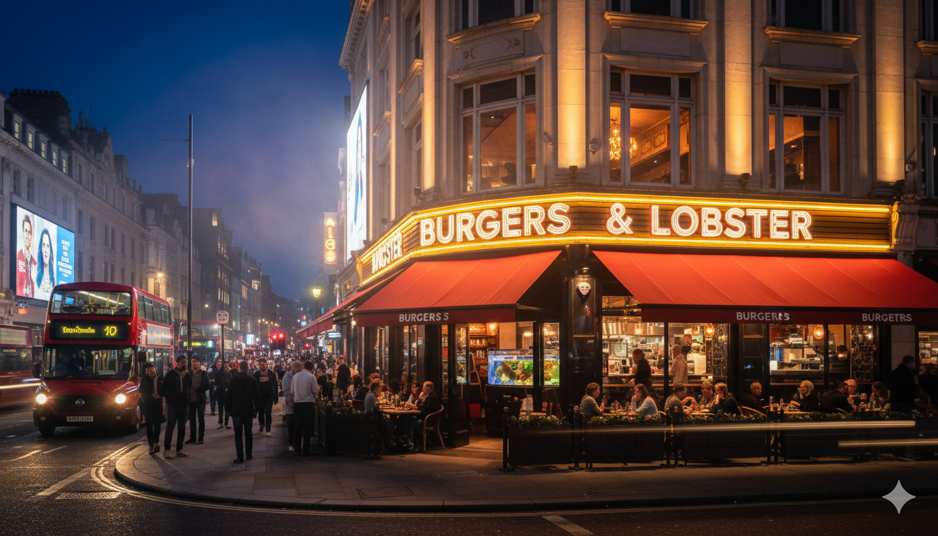 Burgers and Lobster Leicester Square