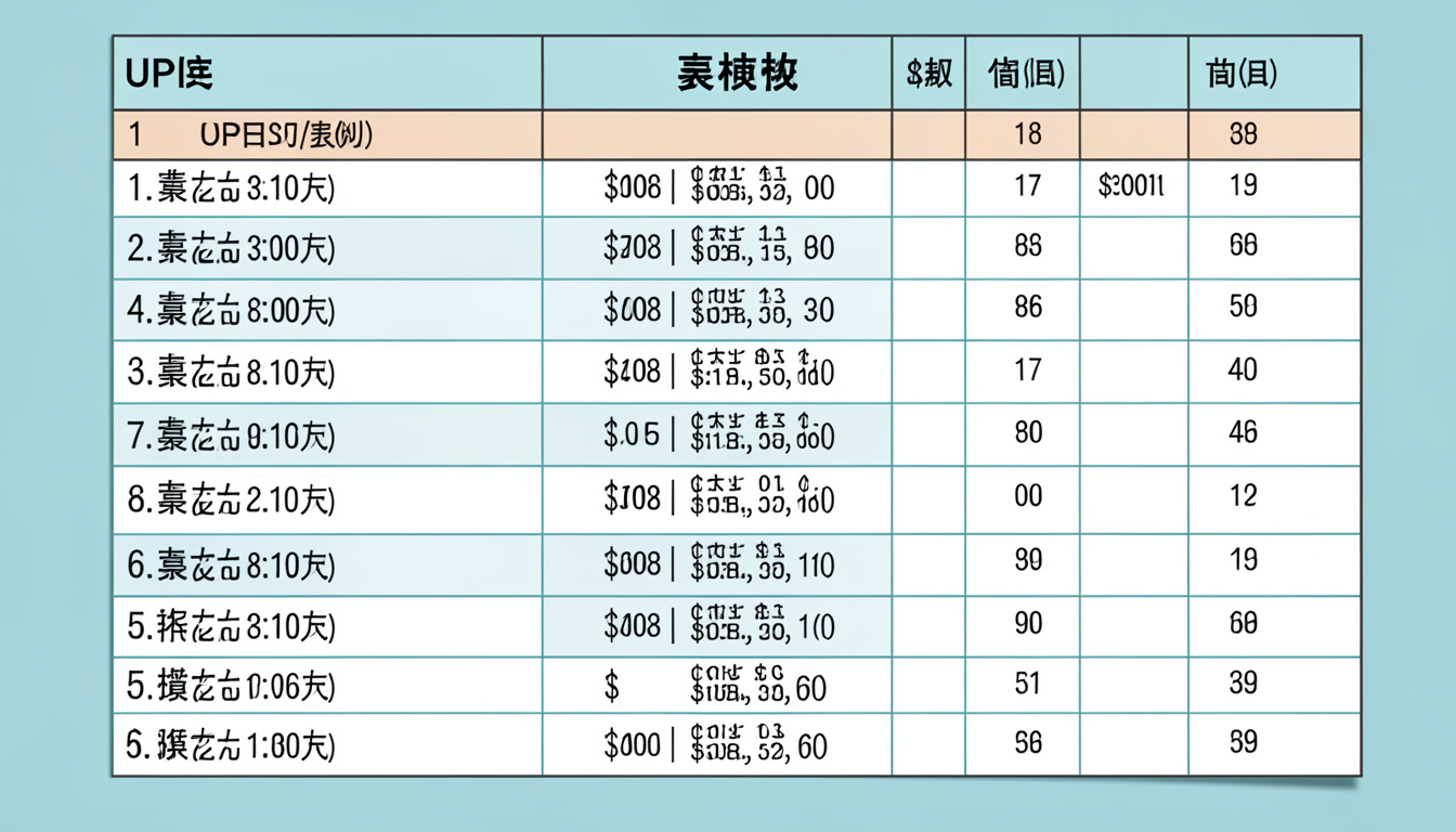upl table